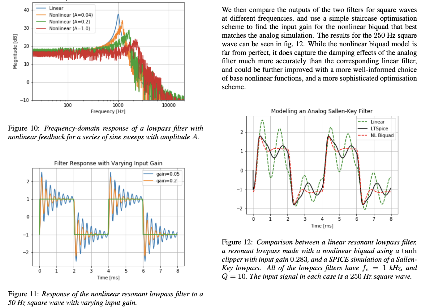 Stable Structures for Nonlinear Biquad Filters